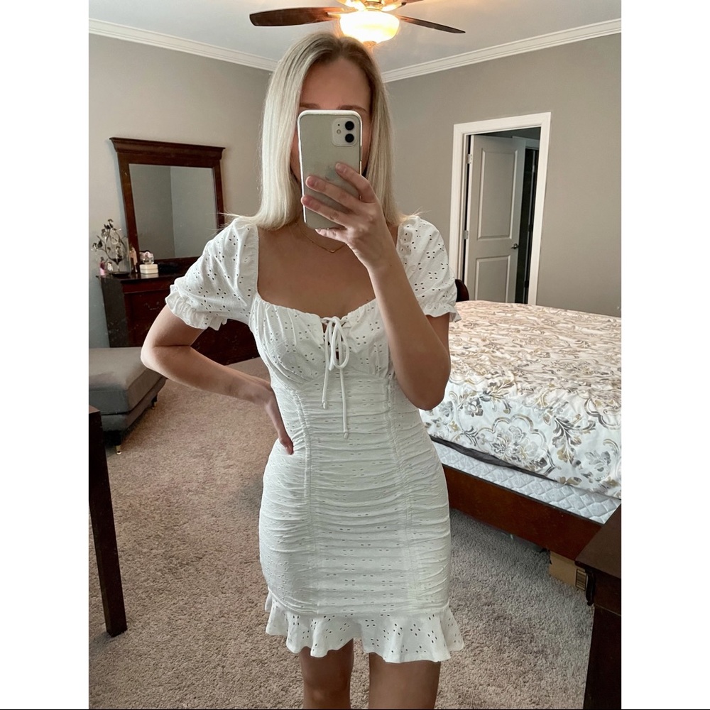 Windsor white mini dress